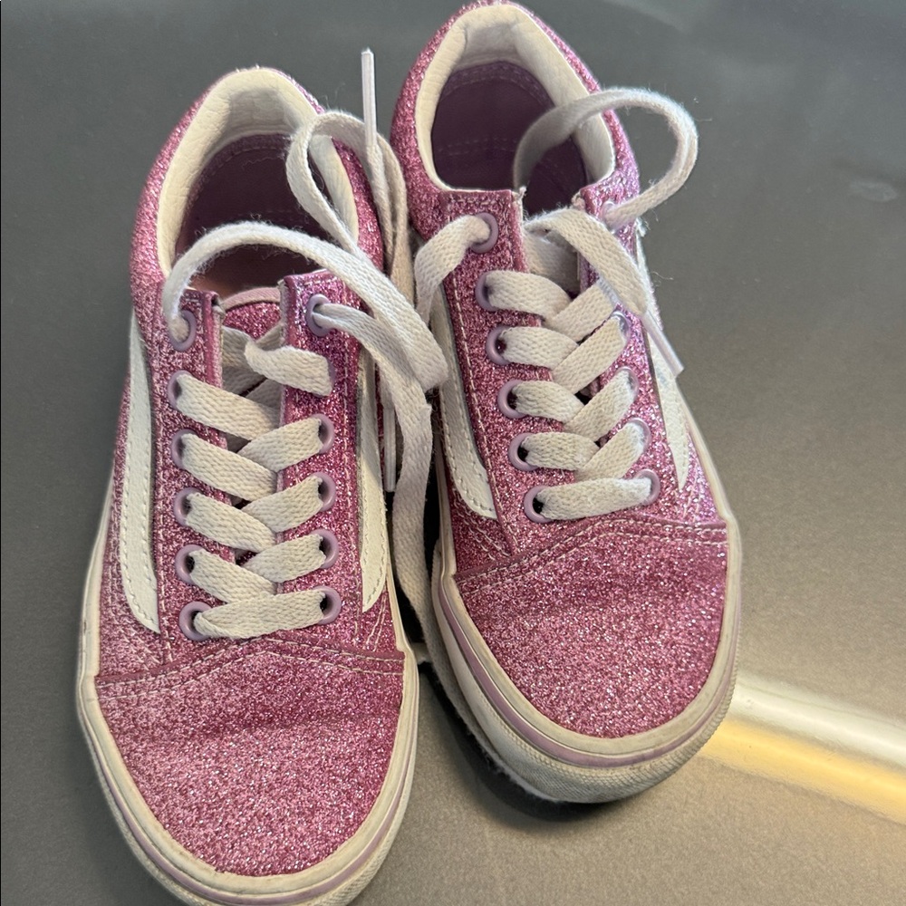 Vans Glittery Pink Kids Sneakers